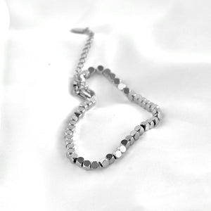 18k Gold Bracelets - Gold Beaded, Paperclip, Tennis Bracelet