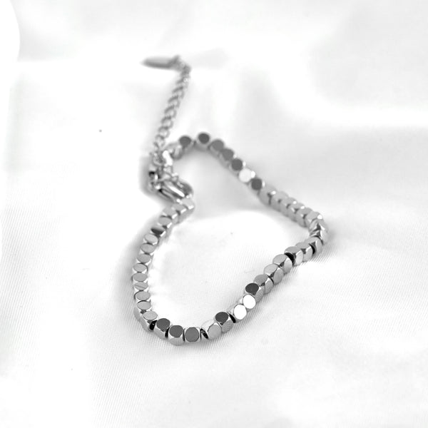 18k Gold Bracelets - Gold Beaded, Paperclip, Tennis Bracelet