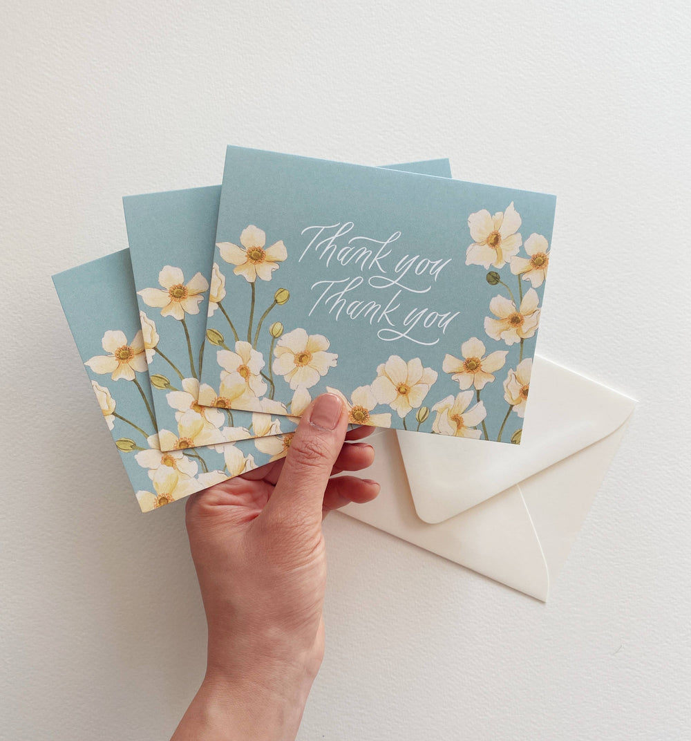 Thank You Anemone Card