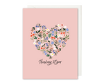 Thinking Of You Heart Card