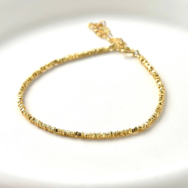 925 Sterling Silver Beaded Choker - Silver Bead Necklace