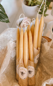 Beeswax Taper Candle