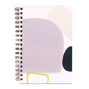 Purple Rain Painted Notebook
