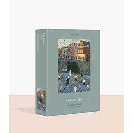 Ice Skating on the Canal 1000 Piece Puzzle