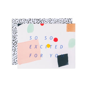 So Excited Confetti Greeting Card - Boxed Set