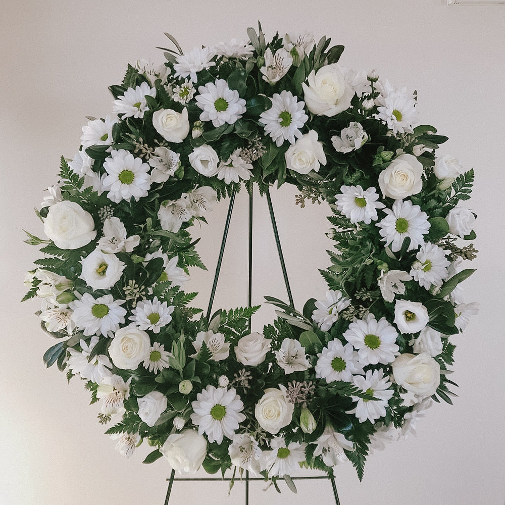 Funeral Wreath Arrangement Samples