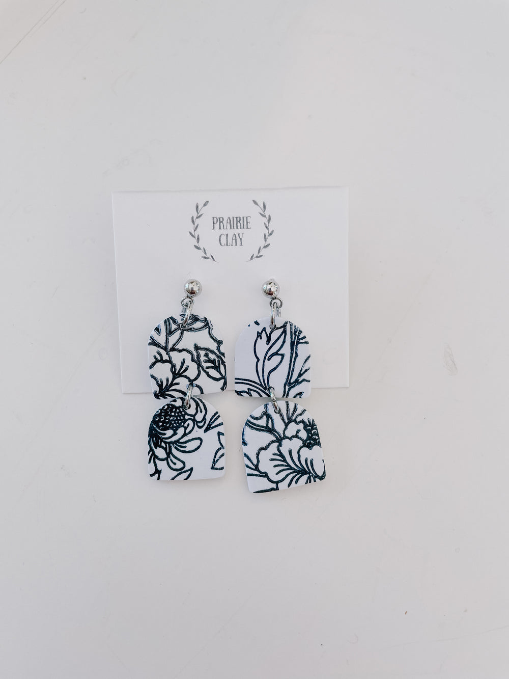 Prairie Clay Dangle Earrings