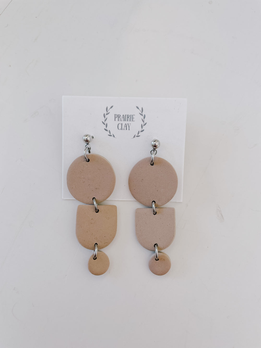 Prairie Clay Dangle Earrings