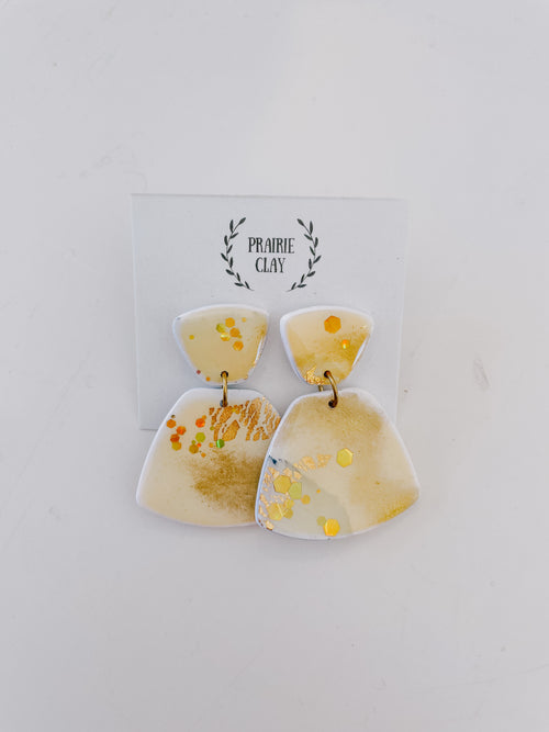 Prairie Clay Dangle Earrings