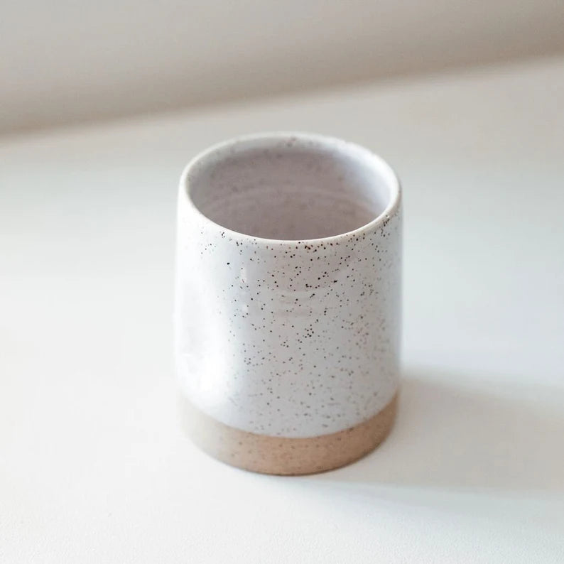 Wildflower & Clay handle-less mug