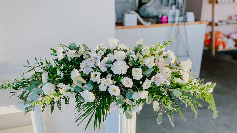 Funeral Casket Spray Samples