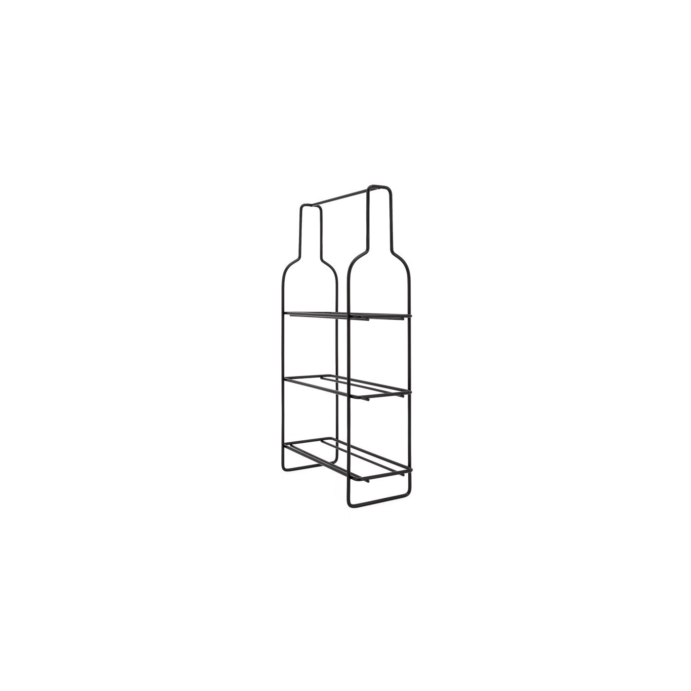 Outline Metal Wine Rack