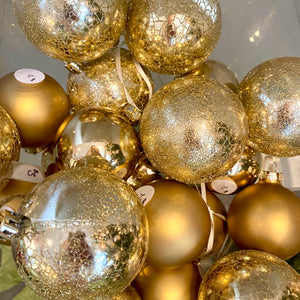 Gold Ball Ornament