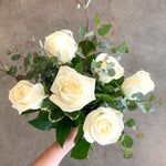 Hand Tied Rose Bouquet - Assorted Colours