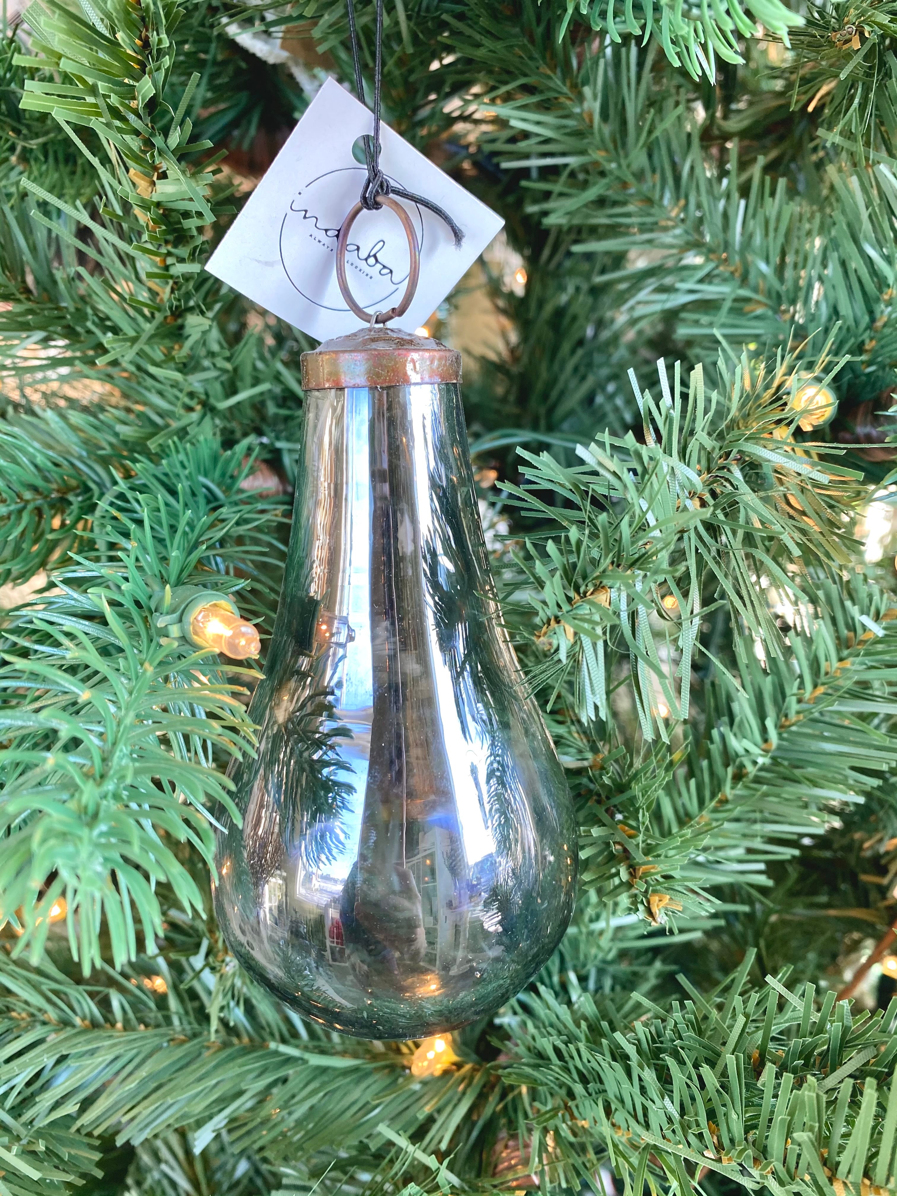 Antique Glass Bulb Ornaments