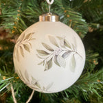 Branch Detail Glass Ball Ornament