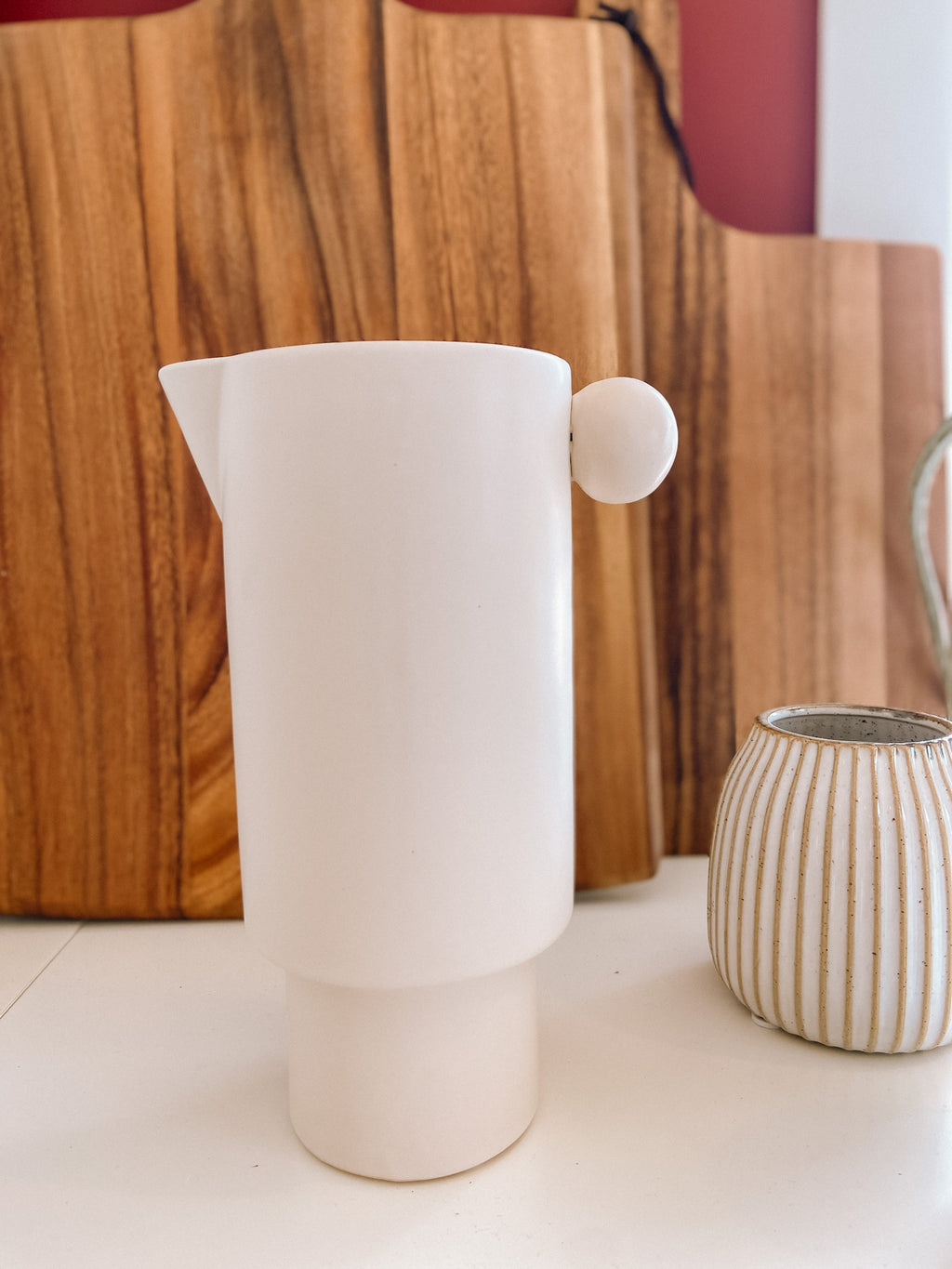 Cream Modern Ceramic Vase
