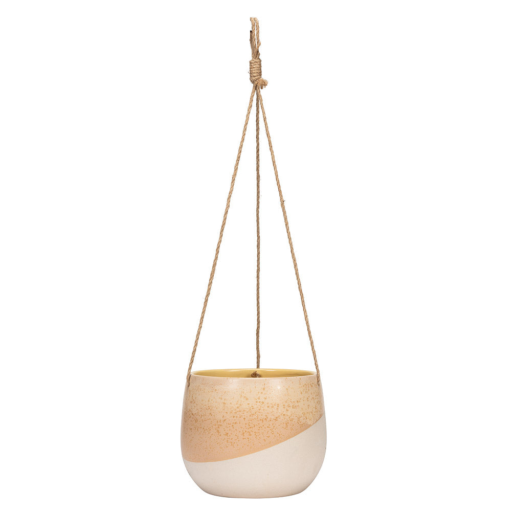 Neutral Abstract Hanging planter